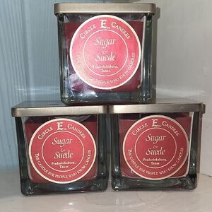 ONE - Circle E Candle - Sugar & Suede